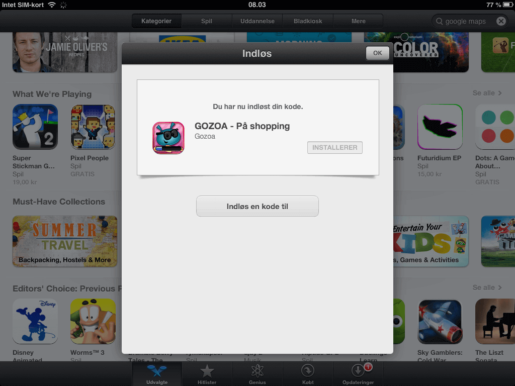 Gode Apps til Børn - Voucher Guide til Appstore Ipad