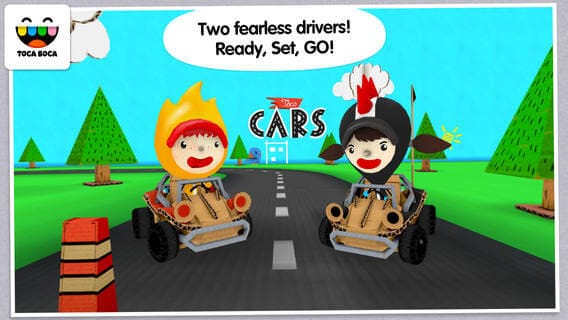 Toca Cars frigivet 43 Gode Apps til Børn - Toca Cars