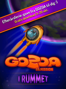 Gode Apps til Børn - GOZOA på mision i rummet