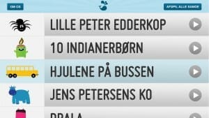 Gode Apps til Børn - Sanglege oversigt