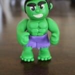 Hjemmelavet Fondant HULK figur
