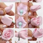 Hjemmelavet Fondant rose guide