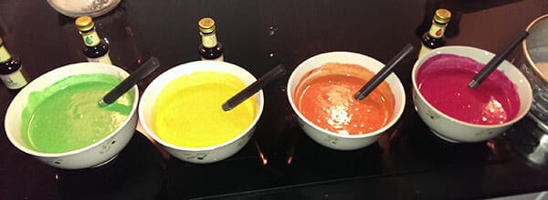 Rainbow Cake farvet dej