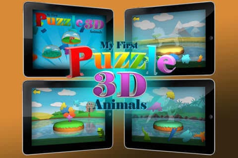 3D puslespils app