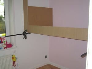 Hjemmebygget køjeseng