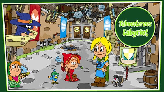 Lær matematik med Pixeline - Talmesterens Labyrint - Gode Apps til Børn