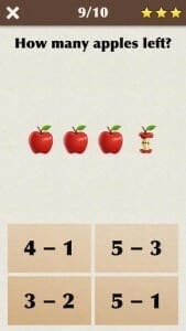 King of math junior matematik app