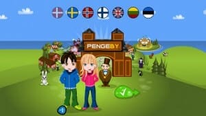 Pengeby Lad dit barn lære om Penge med Pengeby app'en