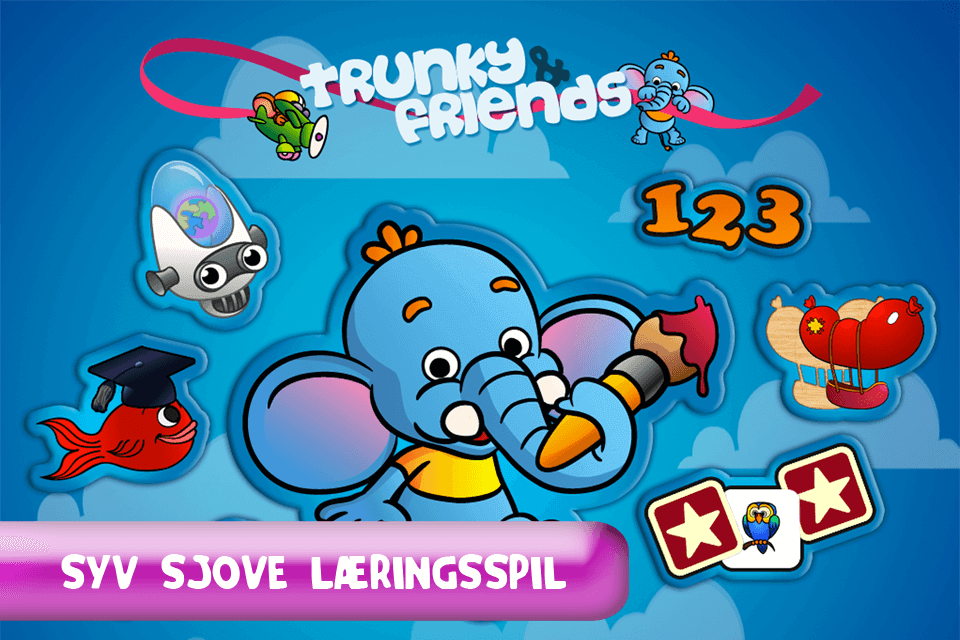Trunky apps Giveaway - Gode Apps til Børn