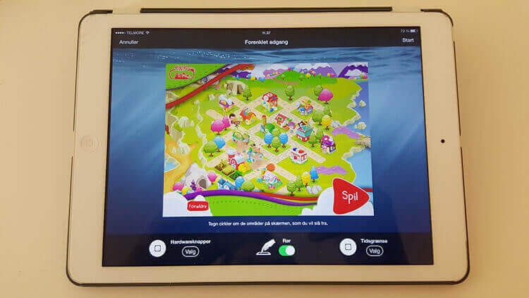 Forenklet adgang ipad