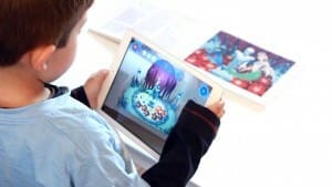 Books & Magic dreng med ipad