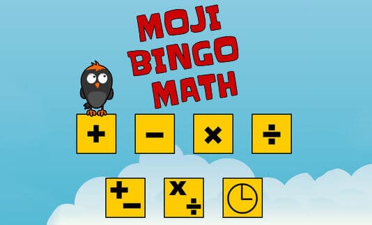 Moji Bingo Math