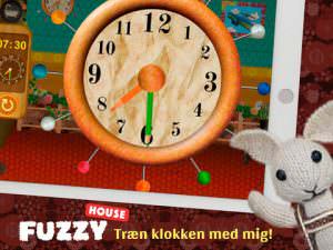 Fuzzy House lær klokken