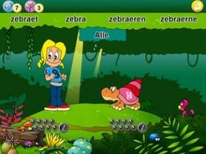 Pixeline Bogstavjunglen - screenshot