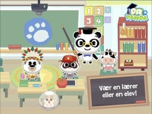 Dr panda skole lærer eller elev