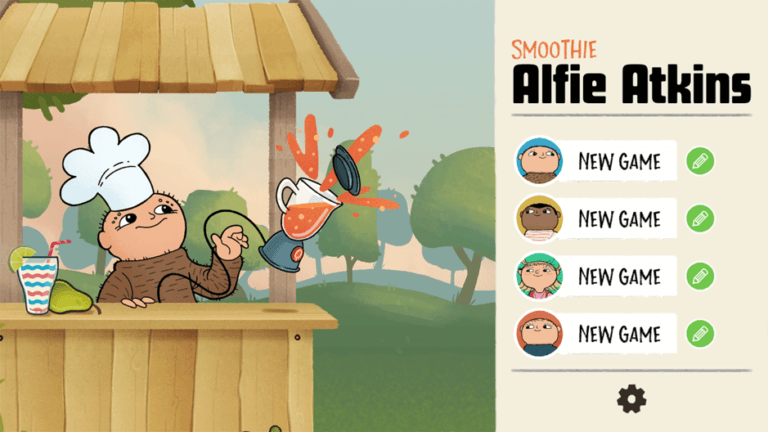 Smoothie Alfons Åberg - i spillet