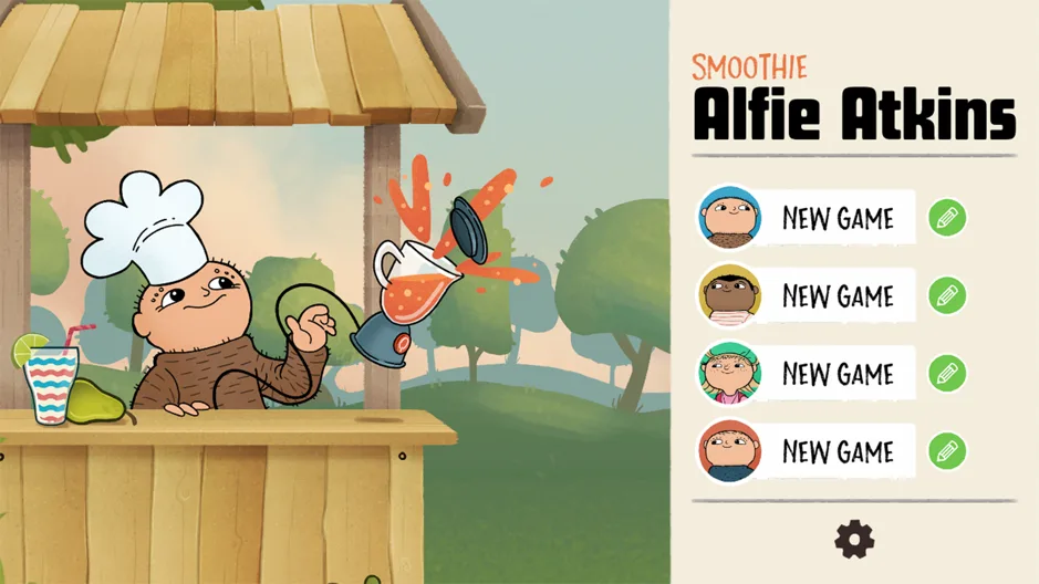 Smoothie Alfons Åberg - i spillet