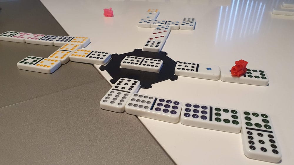 Mexican Train - Domino 04 - spillet er igang