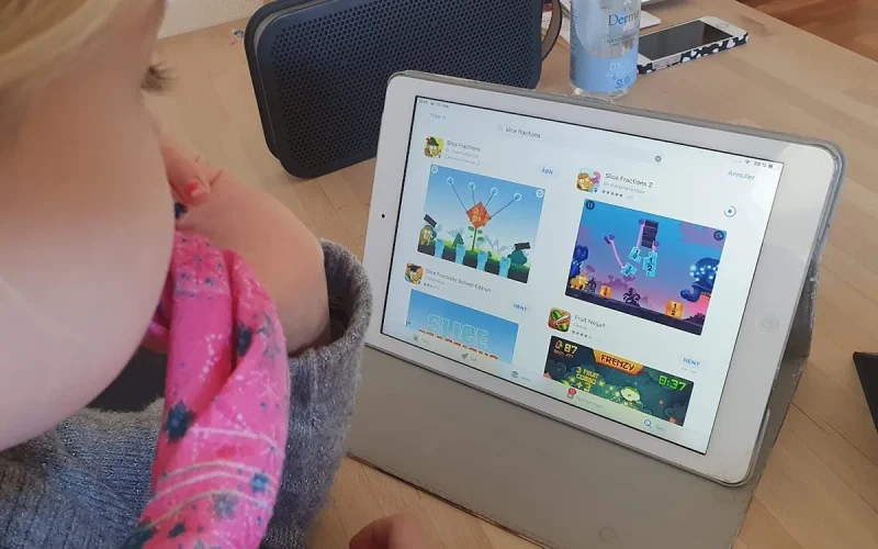 Slice Fractions 2: barnet finder appen i App Store på en iPad Slice Fractions 2: barnet finder appen i App Store på en iPad